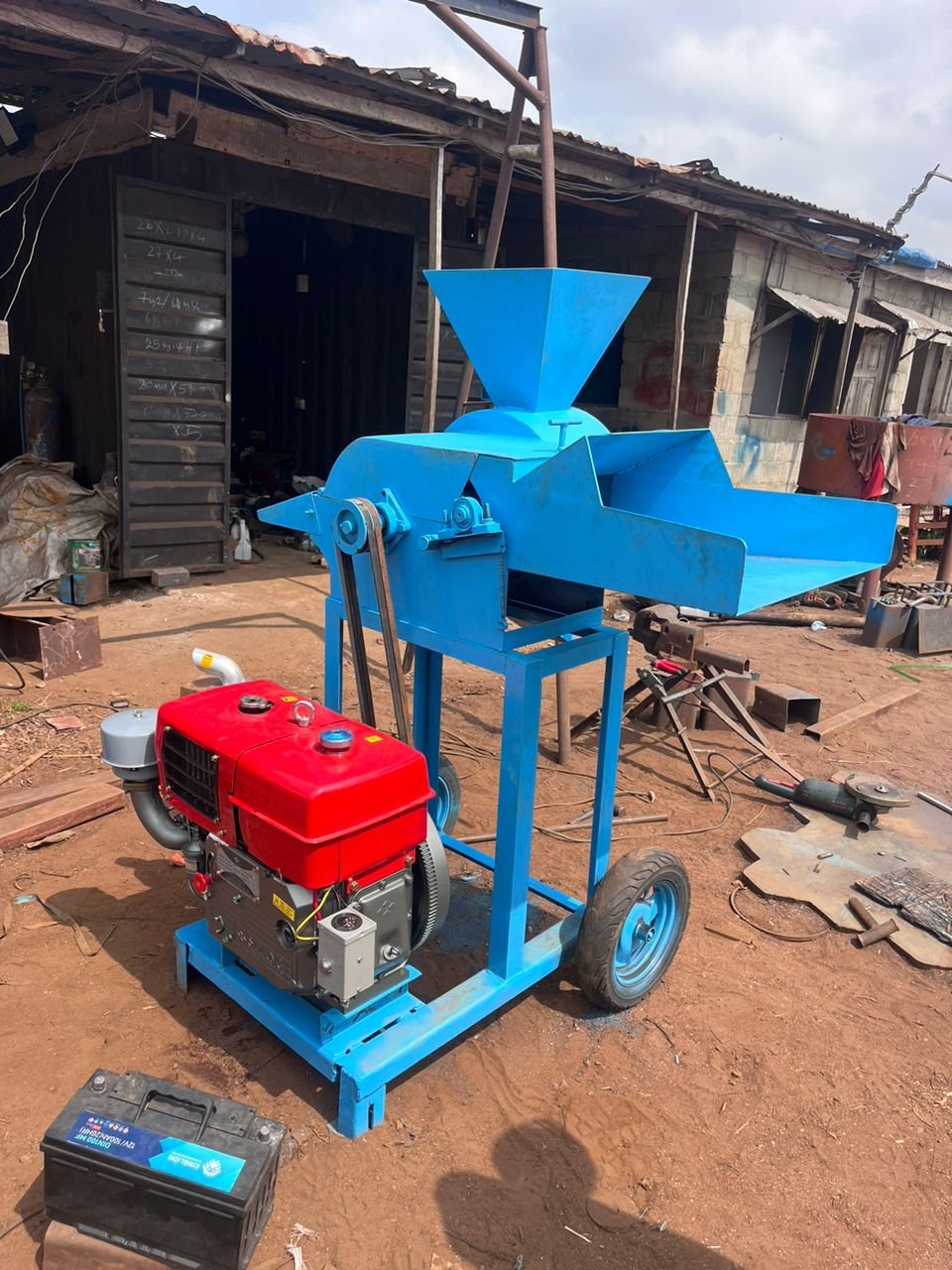 Two in one chaff cutter machine